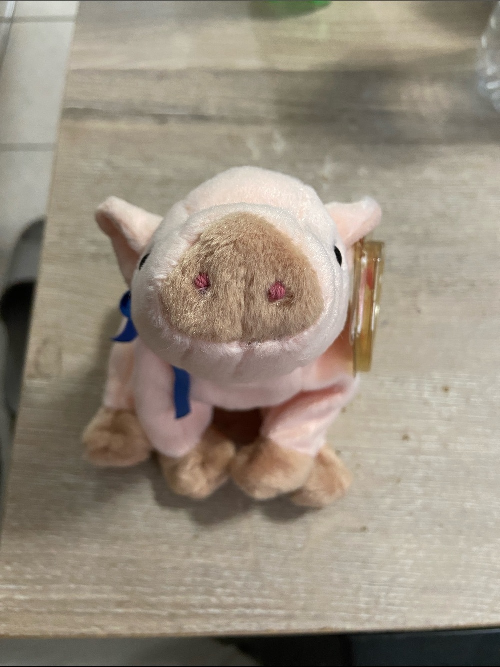 1999 TY Beanie Babies Collectible Rare Knuckles Pig
